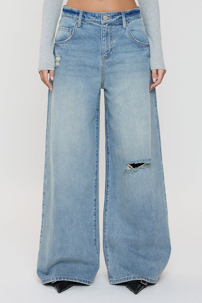 Billie Relaxed Rise Baggy Wide Leg Jeans, Pack of 12
