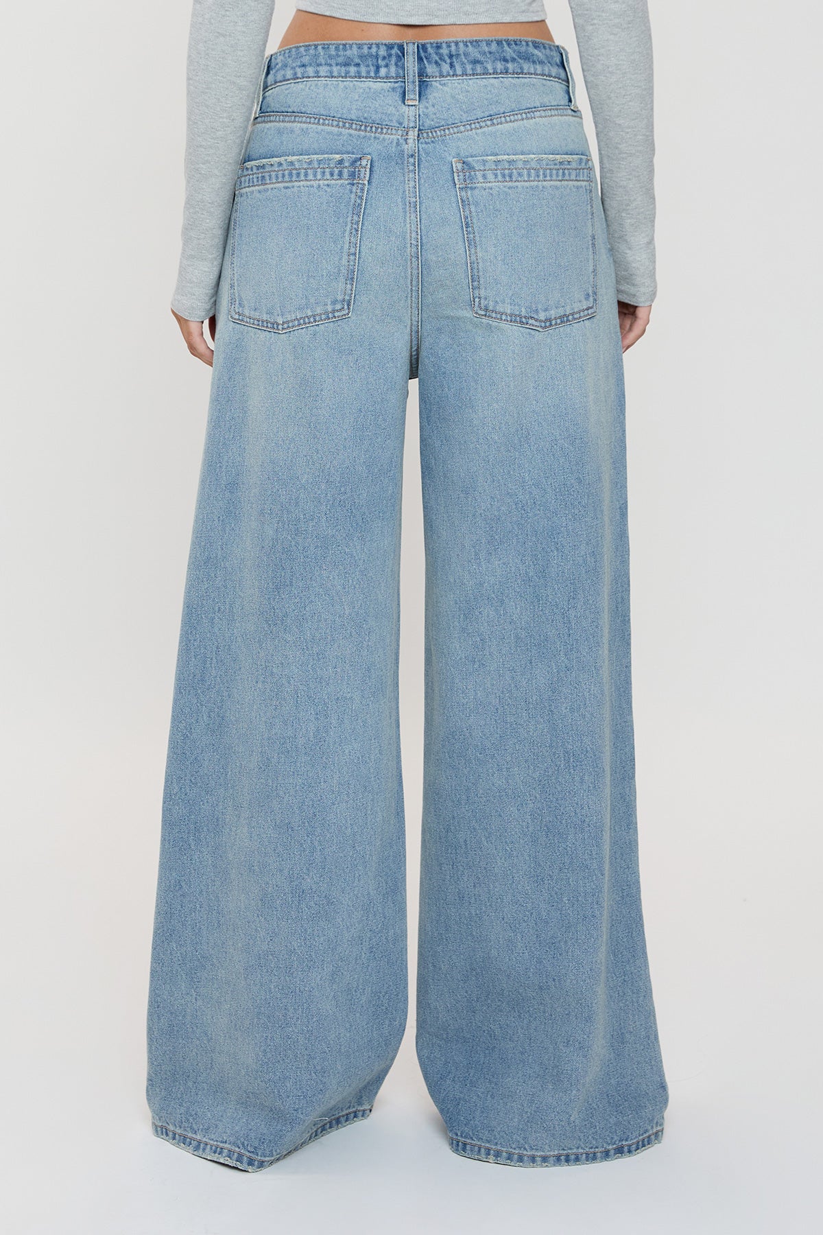 Billie Relaxed Rise Baggy Wide Leg Jeans, Pack of 12