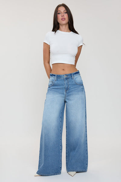 Billie Relaxed Rise Baggy Wide Leg Jeans, Pack of 12
