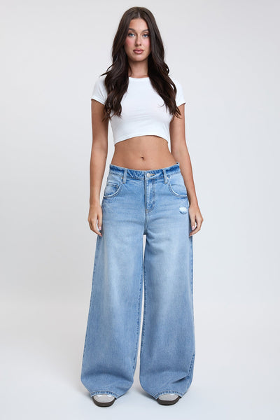 Billie Relaxed Rise Baggy Wide Leg Jeans, Pack of 12