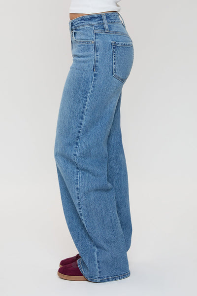 Bella Asymmetrical Relaxed Rise Wide Leg Jeans, Pack of 12