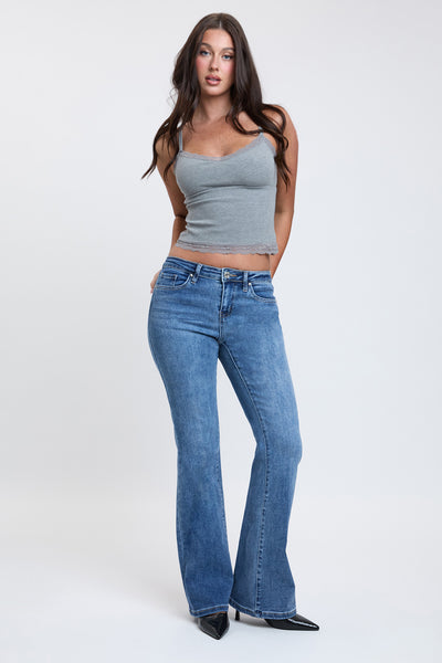 Taylor Mid Rise Flare Jeans, Pack of 12