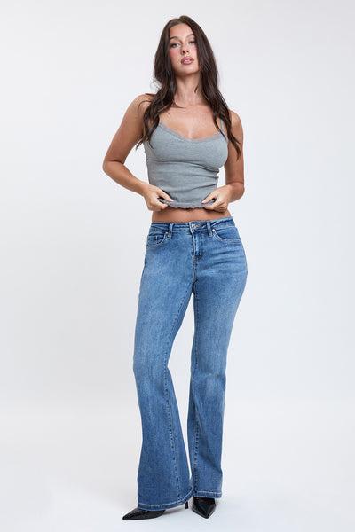 Taylor Mid Rise Flare Jeans, Pack of 12