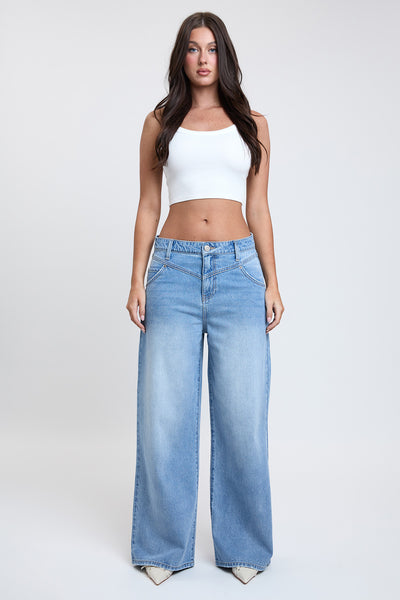 Billie Relaxed Extra Baggy Wide Leg Jeans, Pack of 12