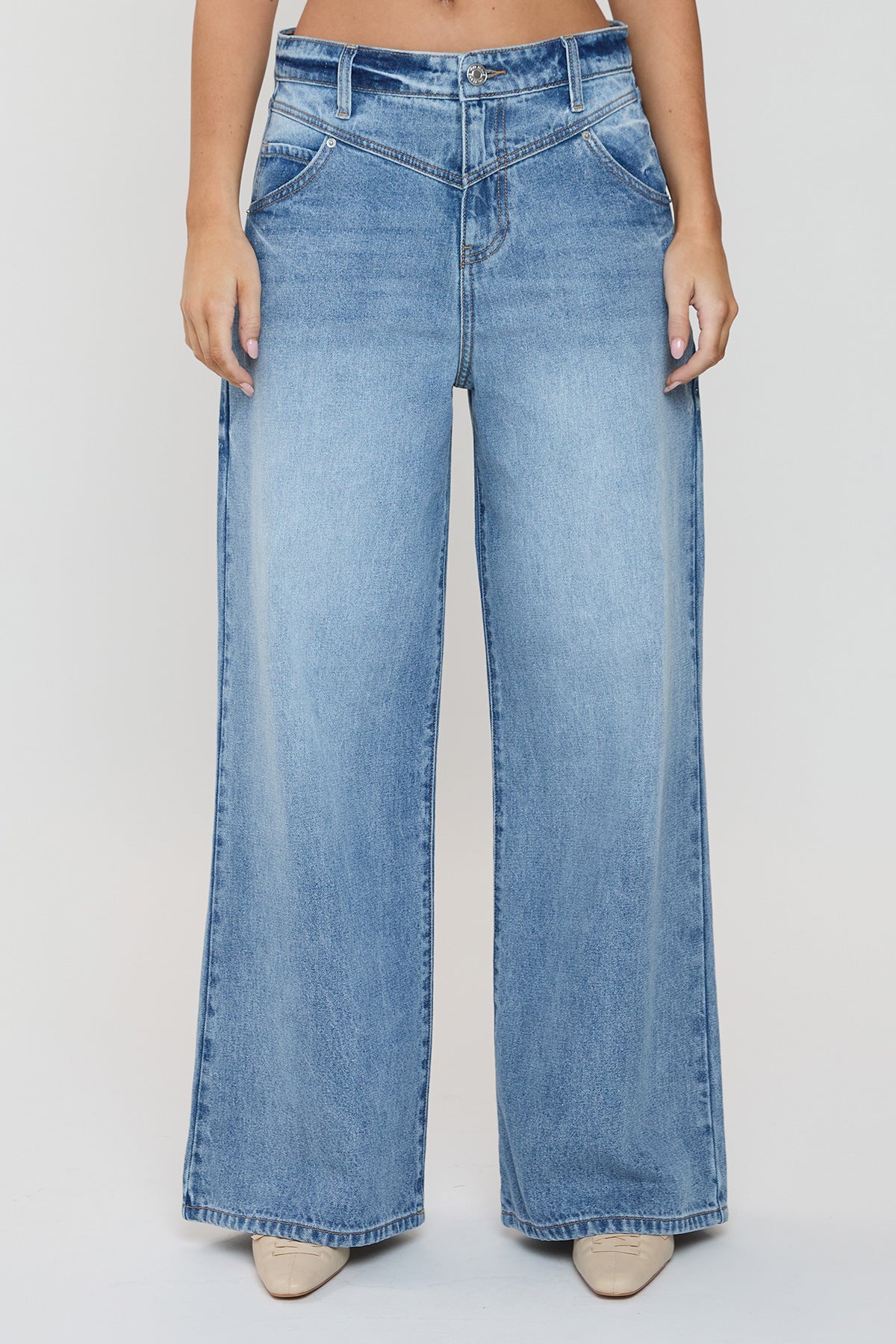 Billie Relaxed Extra Baggy Wide Leg Jeans, Pack of 12