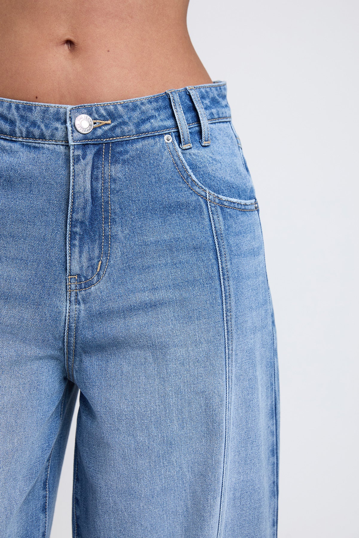 Relaxed Extra Baggy Wide Leg Jean, Pack of 12