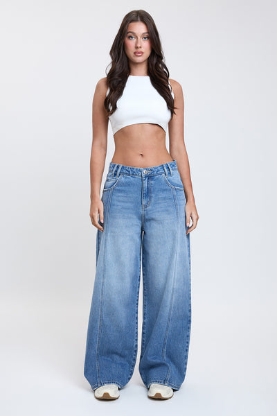 Relaxed Extra Baggy Wide Leg Jean, Pack of 12