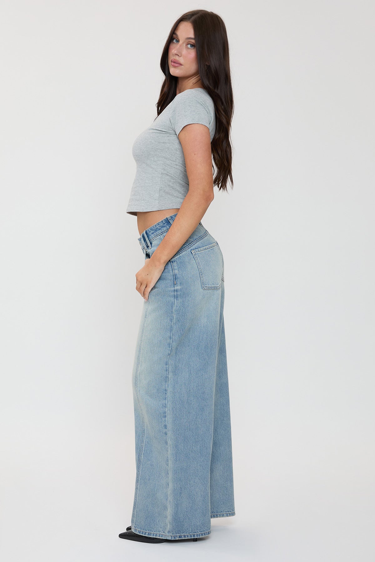 Relaxed Extra Baggy Wide Leg Jean, Pack of 12