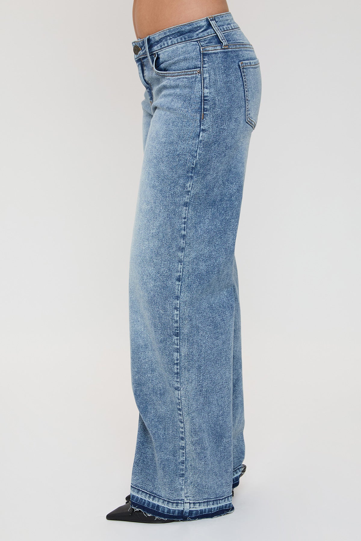 Brittany Low Rise Release Hem Straight Leg Jeans, Pack of 12