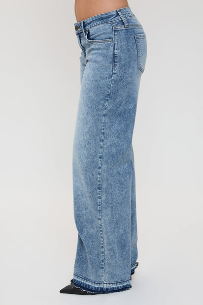 Brittany Low Rise Release Hem Straight Leg Jeans, Pack of 12