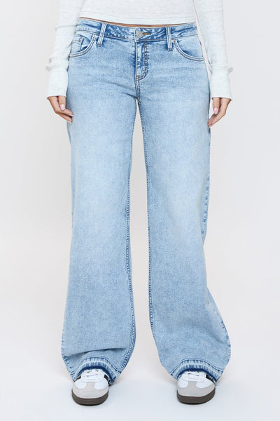 Brittany Low Rise Release Hem Straight Leg Jeans, Pack of 12