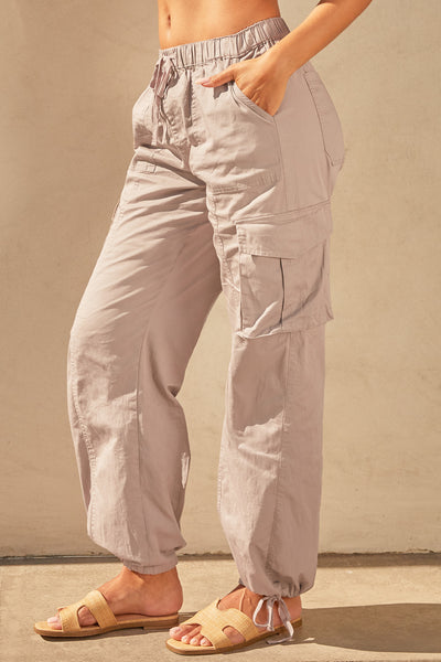 Junior Mid Rise Pull On Cargo Pants, Pack of 6