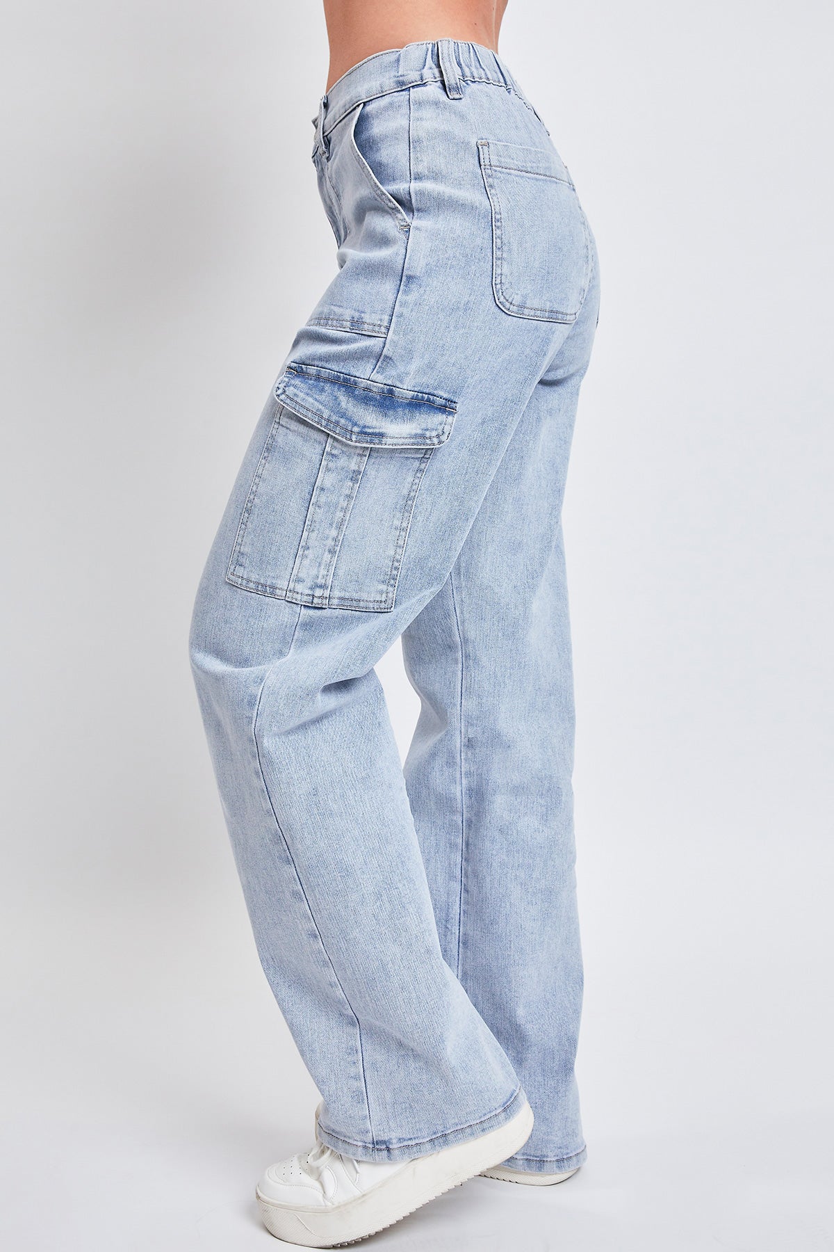 Junior High Rise Straight Leg Cargo Jean, Pack of 6