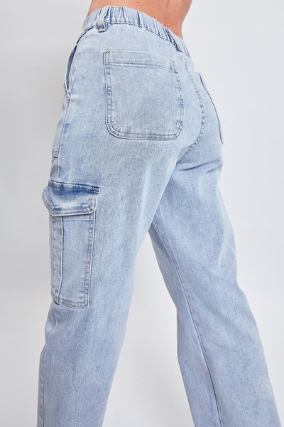 Junior High Rise Straight Leg Cargo Jean, Pack of 6
