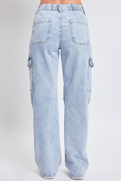 Junior High Rise Straight Leg Cargo Jean, Pack of 6