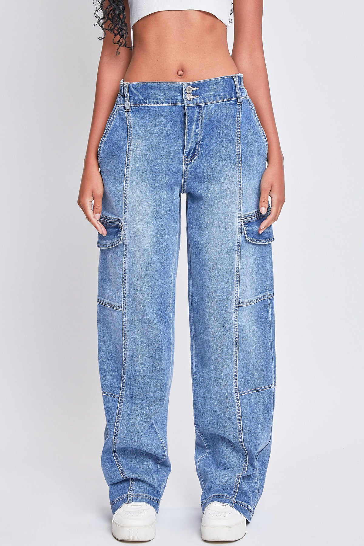 Junior Straight Cargo Jeans, Pack of 6