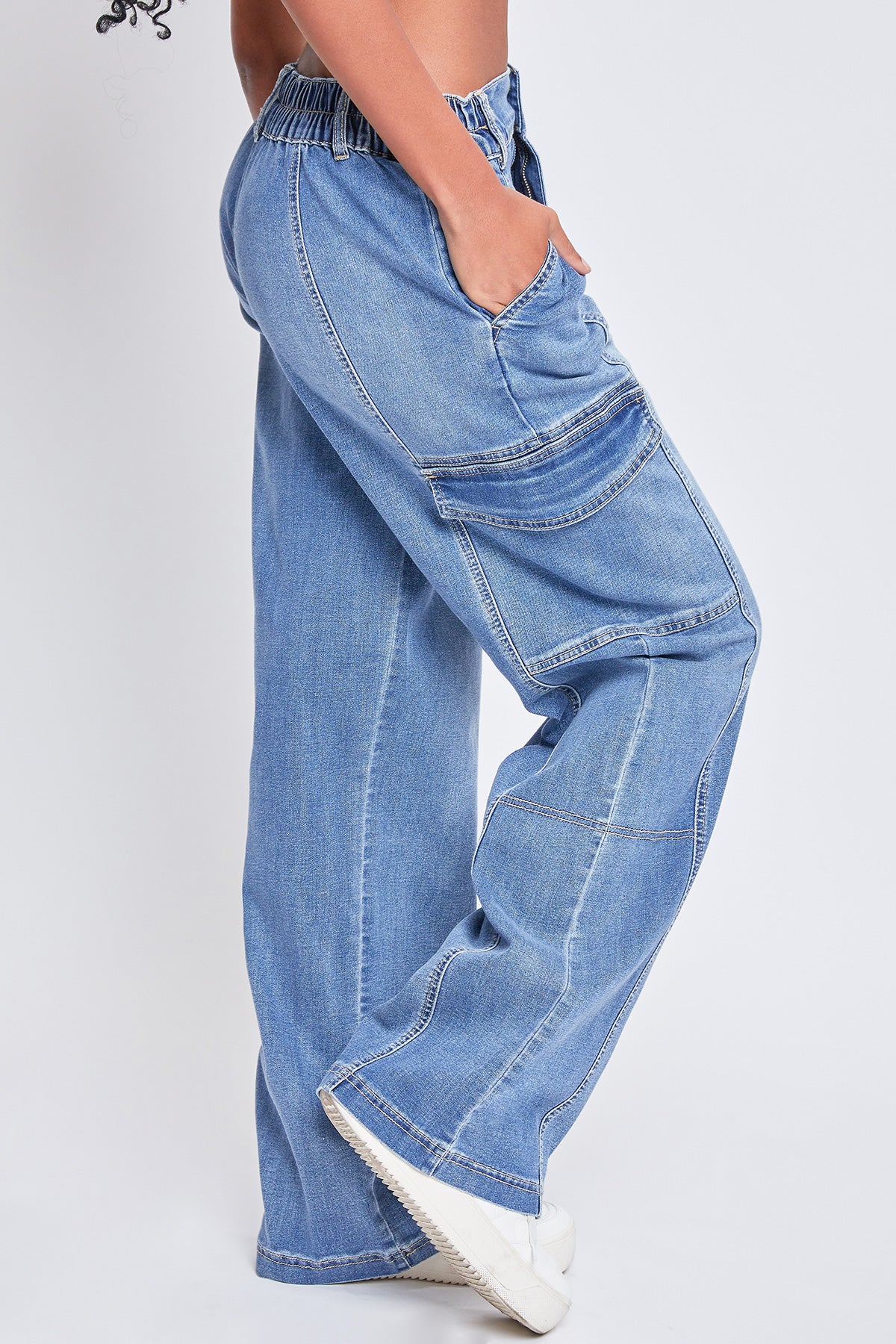 Junior Straight Cargo Jeans, Pack of 6