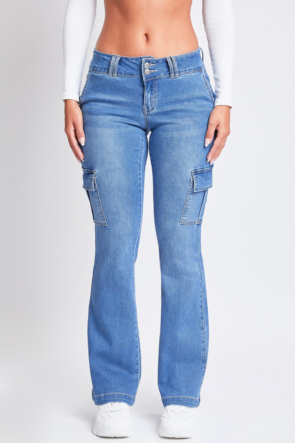 Junior Low Rise Cargo Flare Jeans, Pack of 12