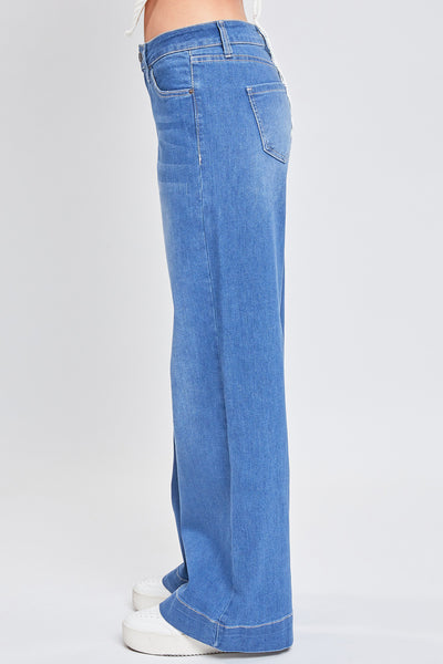 Junior Low Rise Wide Leg Jeans, Pack of 12
