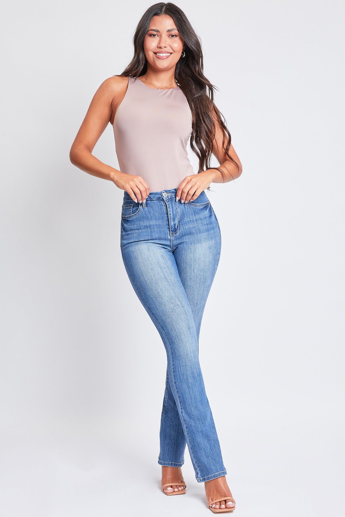 Junior Curvy Fit Ultra High Rise Bootcut Jeans