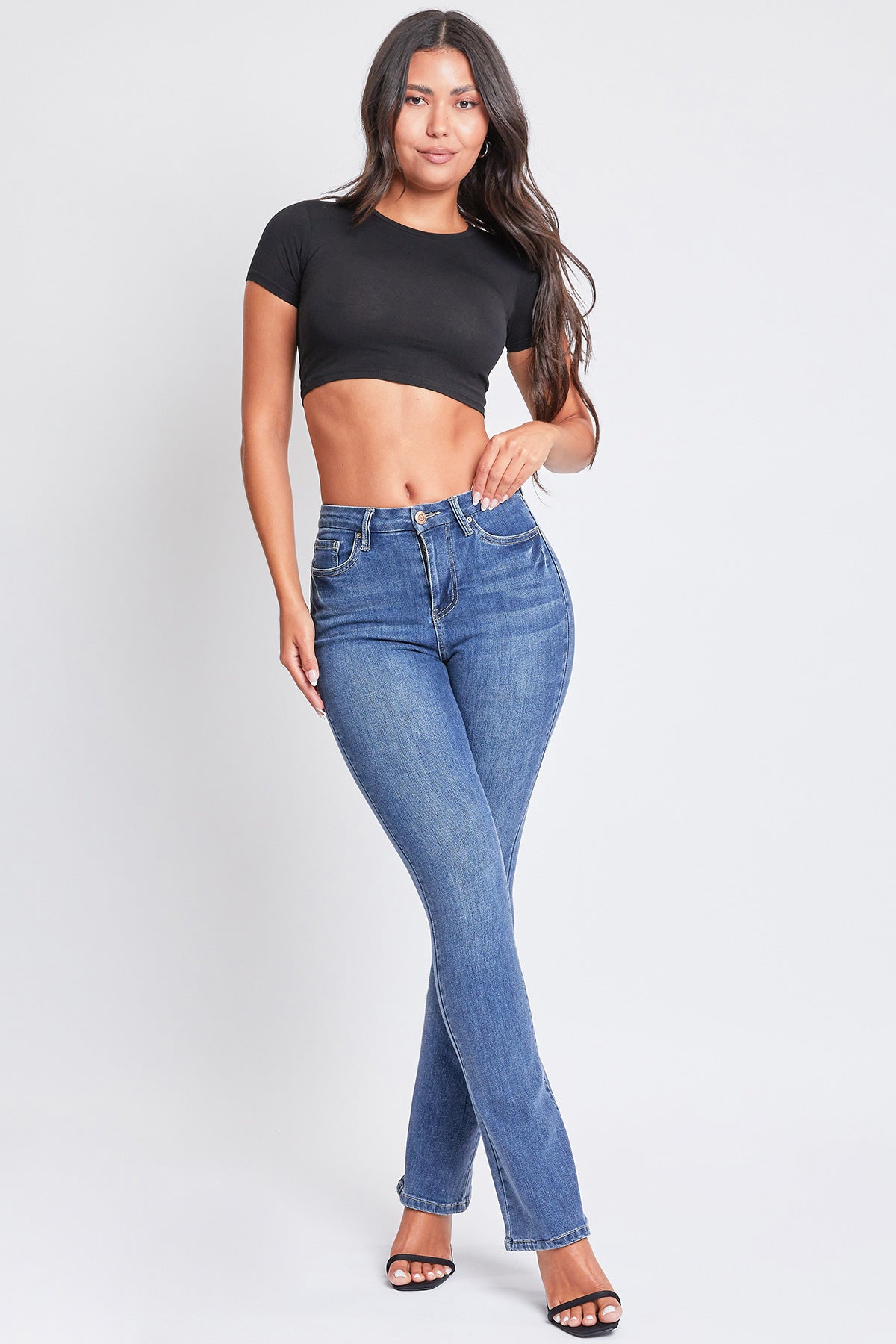 Junior Curvy Fit Ultra High Rise Bootcut Jeans