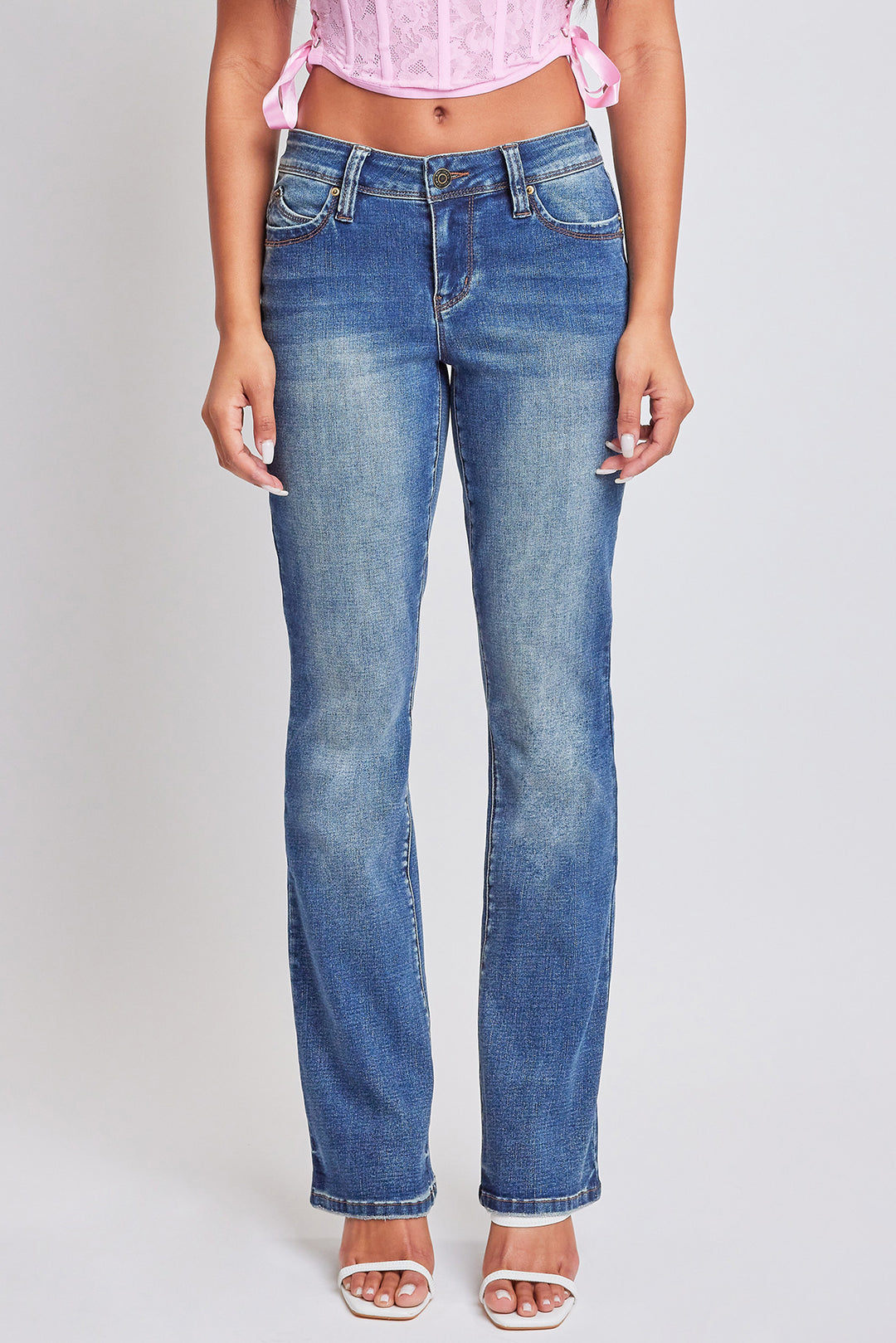 【WONDER WONDER】Meto Semi Bootcut Long Wide Denim Pants 11128-259-NFF_VW-A-