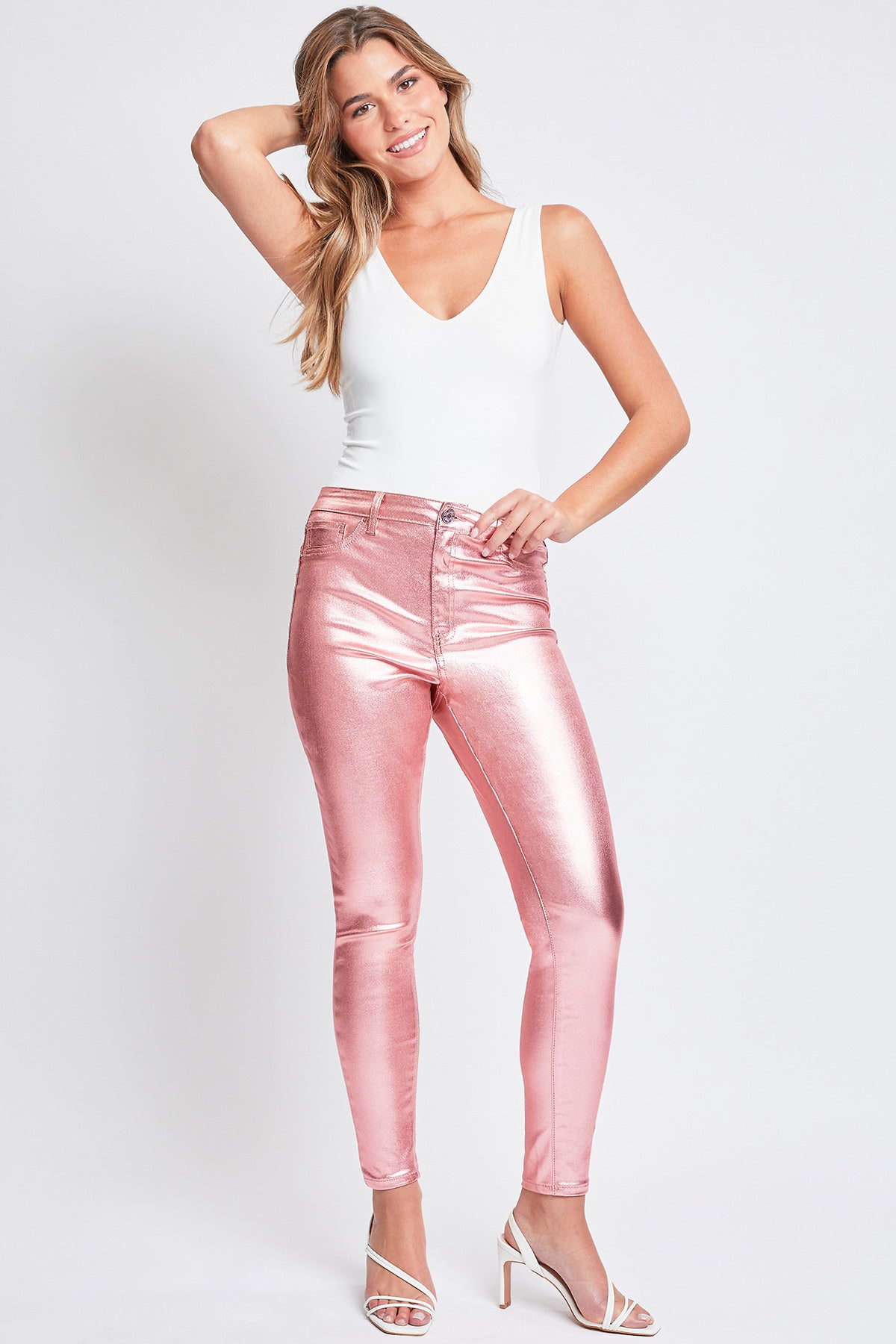 Junior High-Rise Hyperstretch Metallic Skinny, Pack of 6
