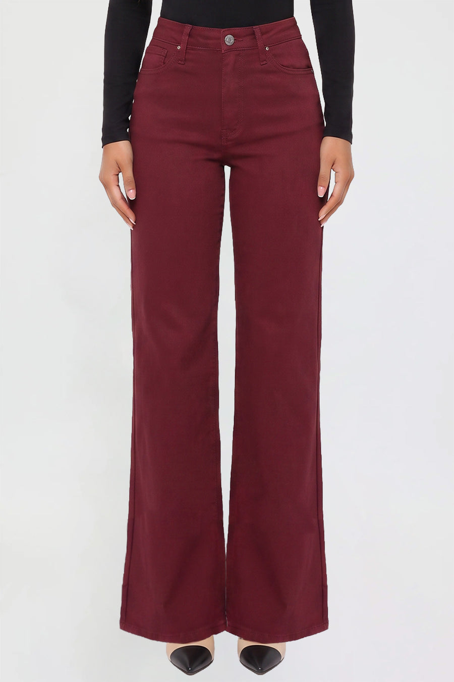 Junior High Rise Hyperstretch Wide Leg Pants, Pack of 6