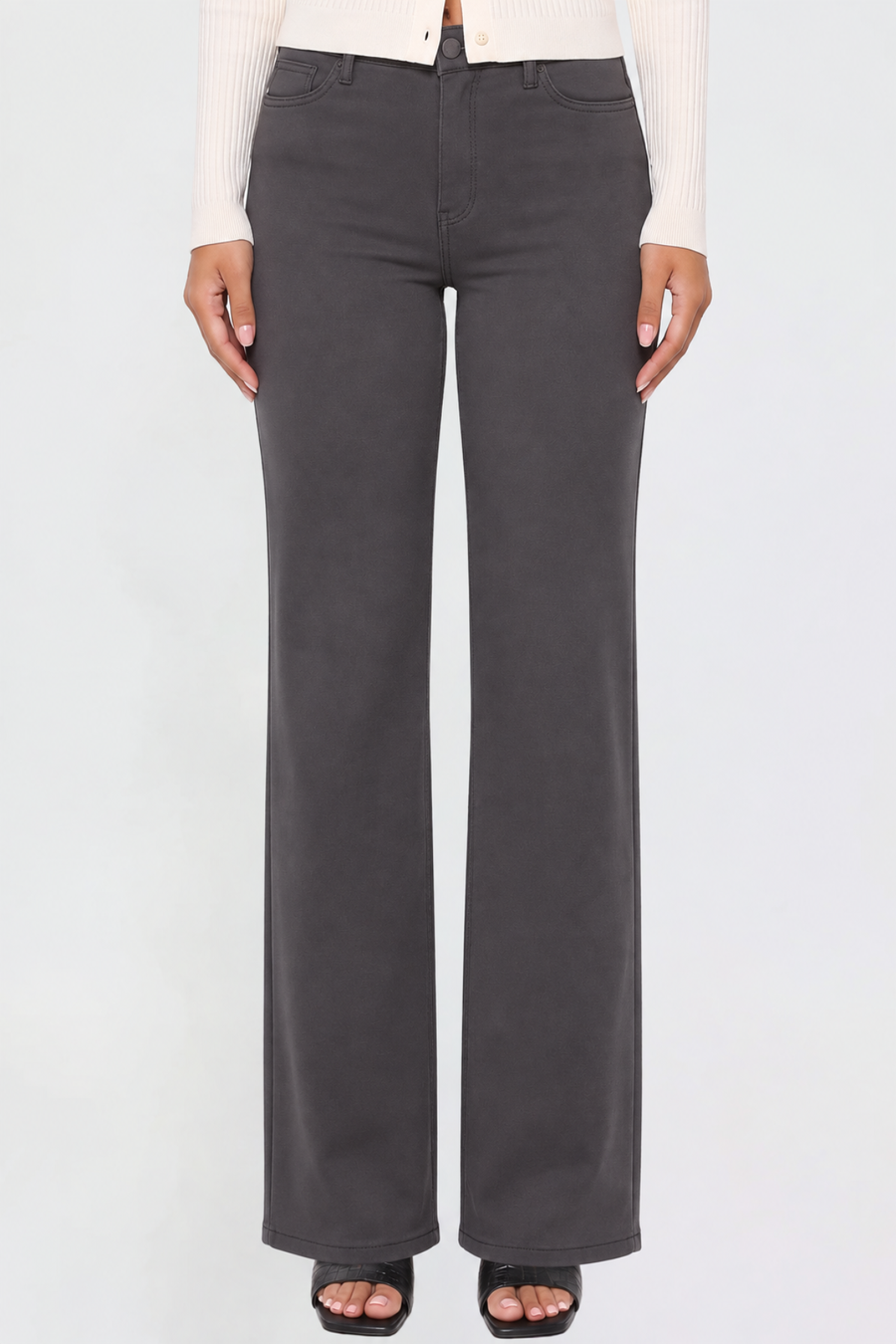 Junior Hyperstretch High Rise Wide Leg Pants, Pack of 6