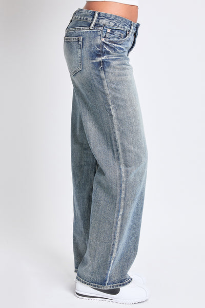 Low Rise Wide Leg Rigid Jeans, Pack of 12