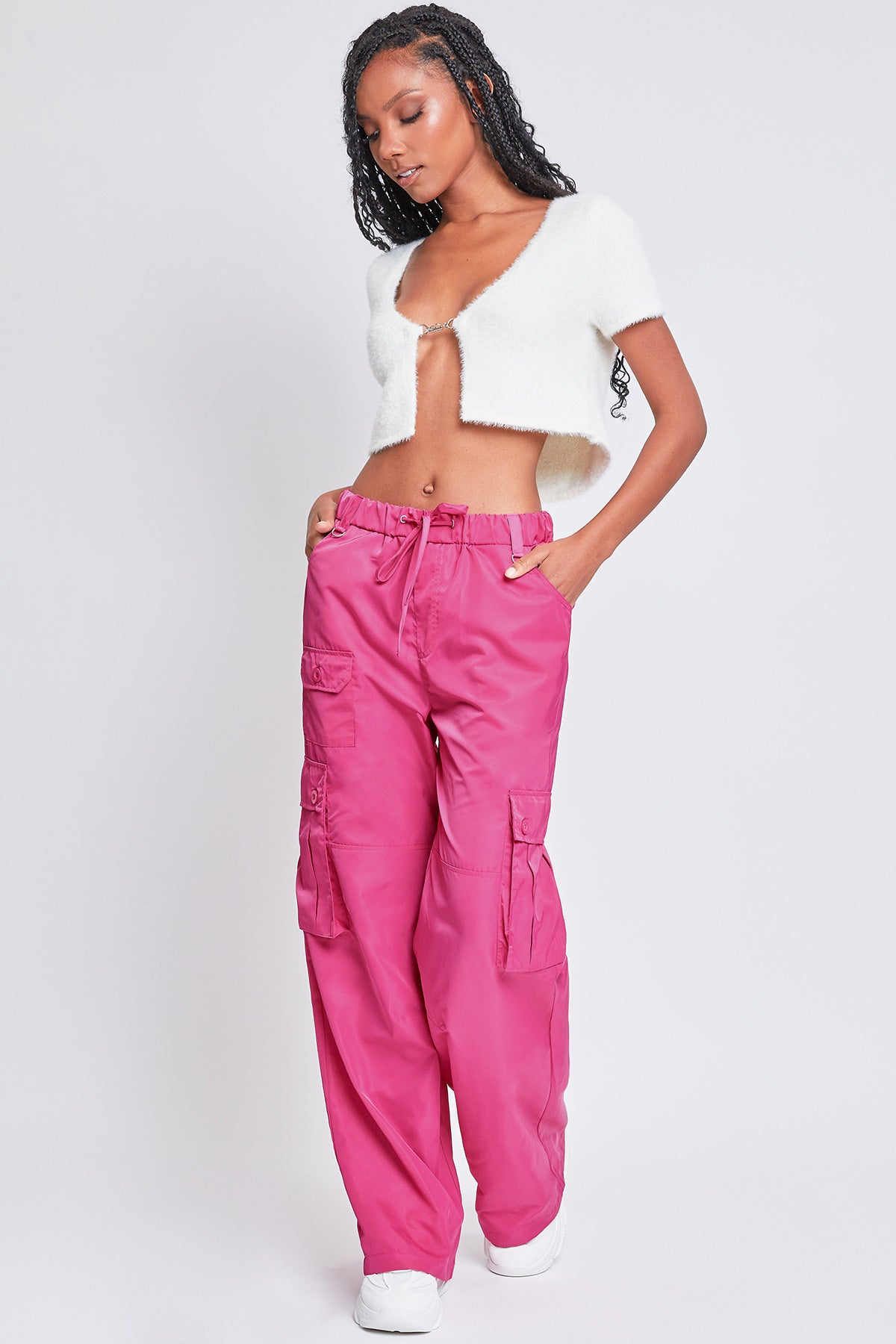 Relaxed Nylon Cargo Pants, Pack of 6