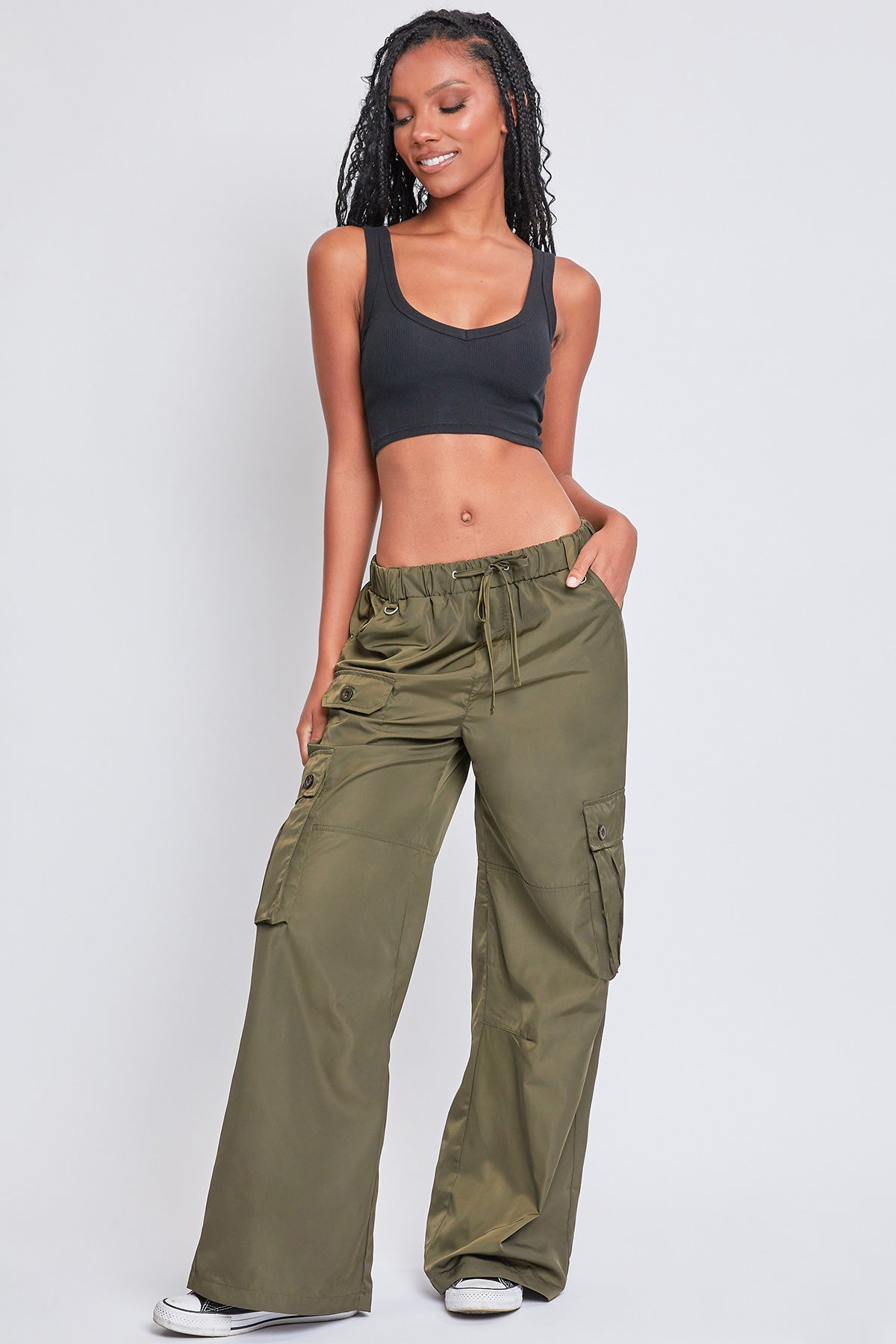 Relaxed Nylon Cargo Pants, Pack of 6