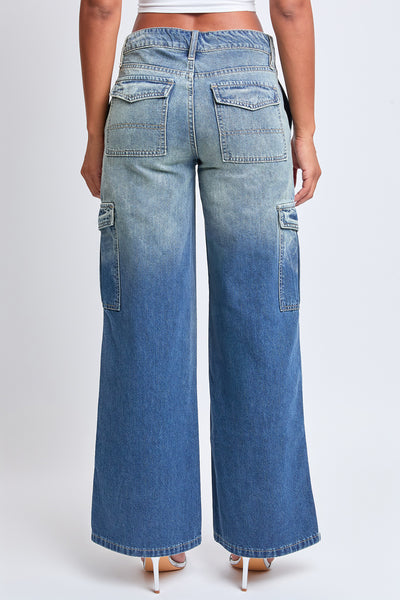 Junior Relax Fit Cargo Wide Leg Rigid Jeans, Pack of 12