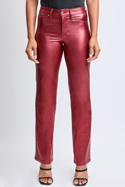 Junior High-Rise Hyperstretch Metallic Straight Leg , Pack Of 6