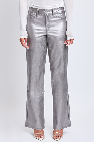 Junior High-Rise Hyperstretch Metallic Straight Leg , Pack Of 6
