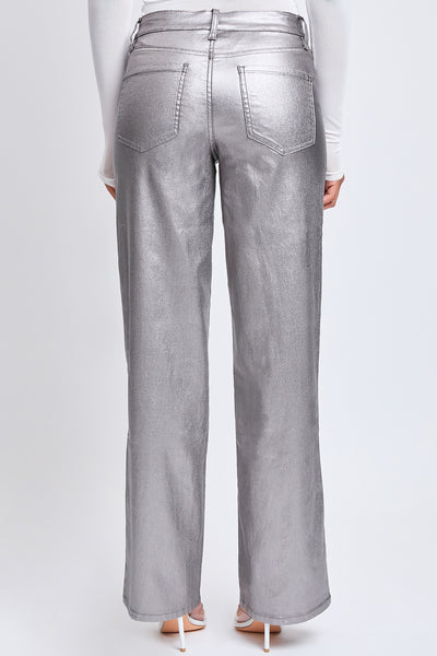 Junior High-Rise Hyperstretch Metallic Straight Leg , Pack Of 6