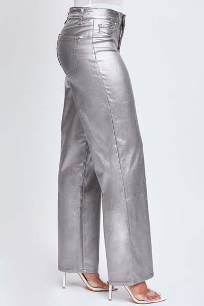 Junior High-Rise Hyperstretch Metallic Straight Leg , Pack Of 6