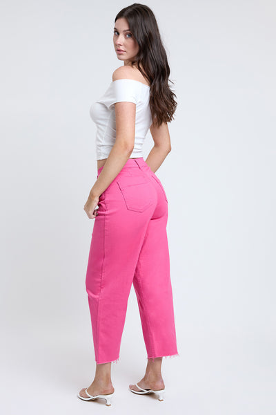 Junior Cropped High-Rise Wide Leg Trouser Pants, Pack of 6
