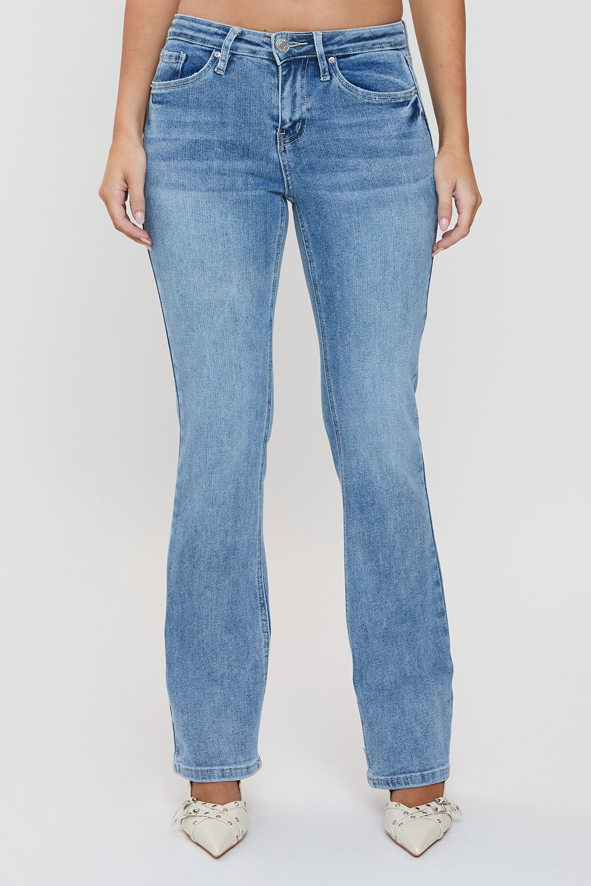 Jessie Mid Rise Bootcut Jeans, Pack of 12