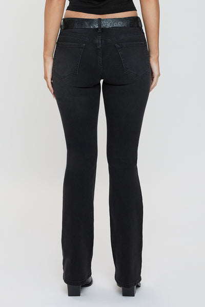 Jessie Mid Rise Premium Denim Belted Bootcut Jeans, Pack of 12