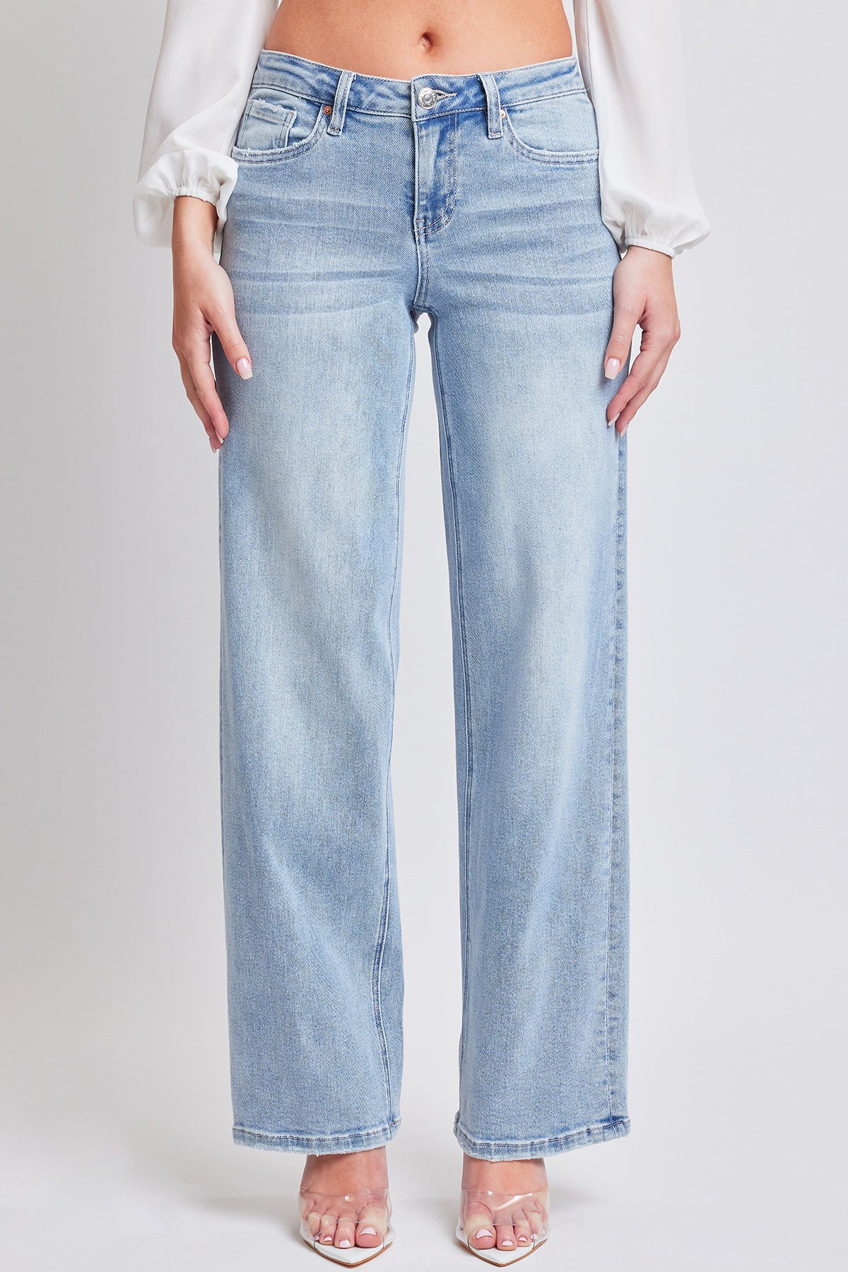Mid Rise Wide Leg Premium Denim Jean, Pack of 12