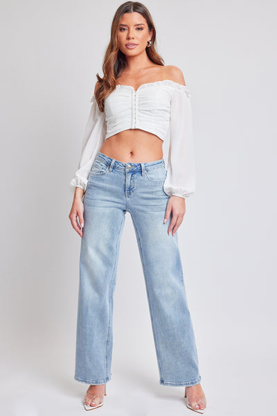 Mid Rise Wide Leg Premium Denim Jean, Pack of 12