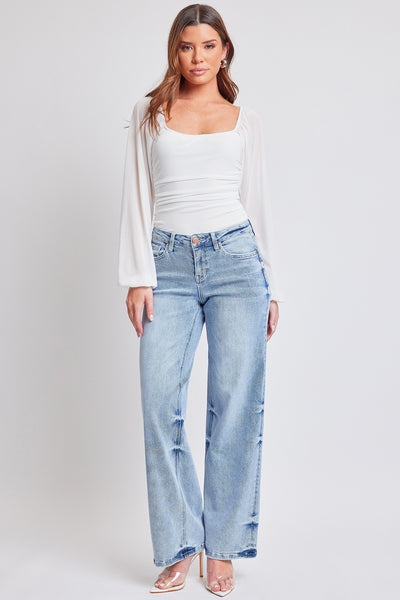 Mid Rise Wide Leg Premium Denim Jean, Pack of 12