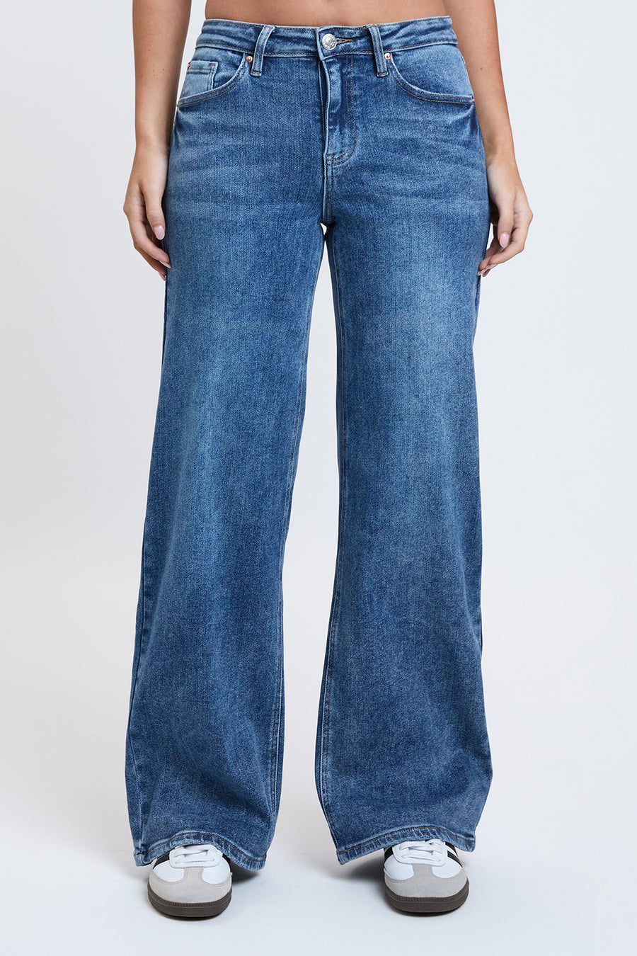 Junior Bella High Rise Wide Leg Jeans, Pack of 12