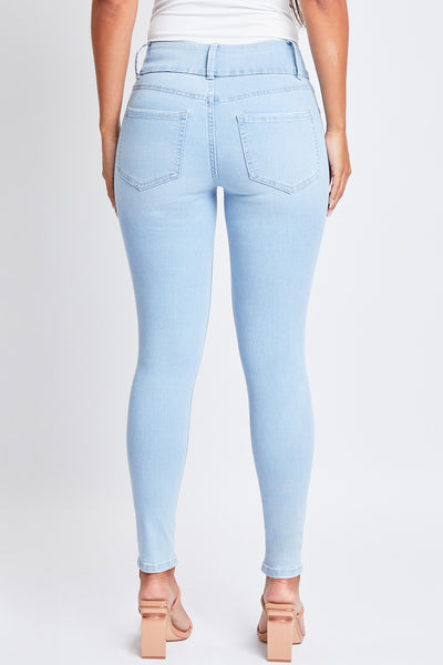 High Rise 3 Button Skinny Jean Made With Recycled Fibers, Pack Of 12
