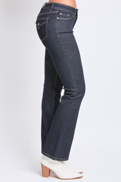 Junior Mid Rise Bootcut Jeans w/Flap Back Pkts, Pack of 12