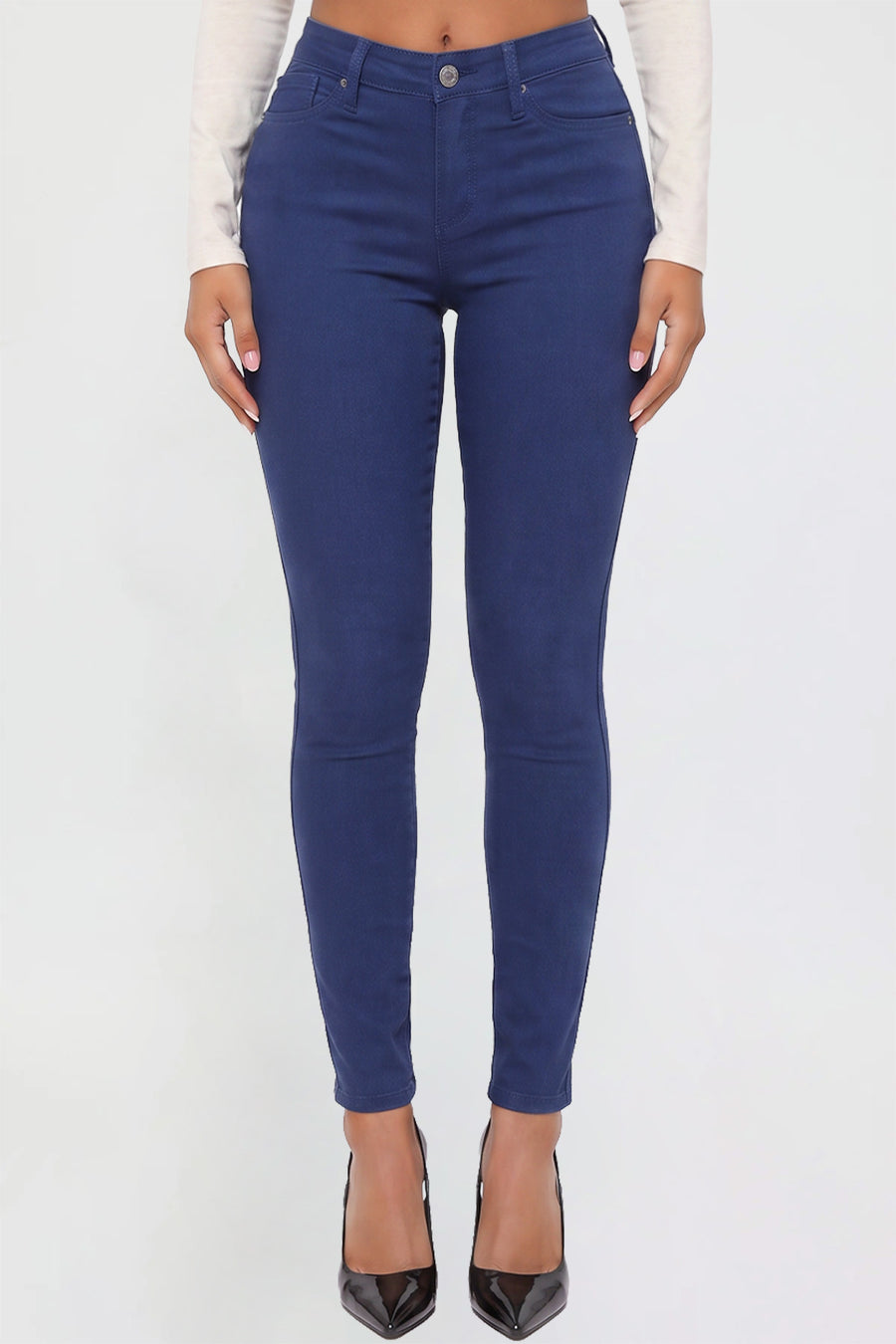 Junior Hyperstretch Basic Mid-Rise Skinny Pants, Pack of 6