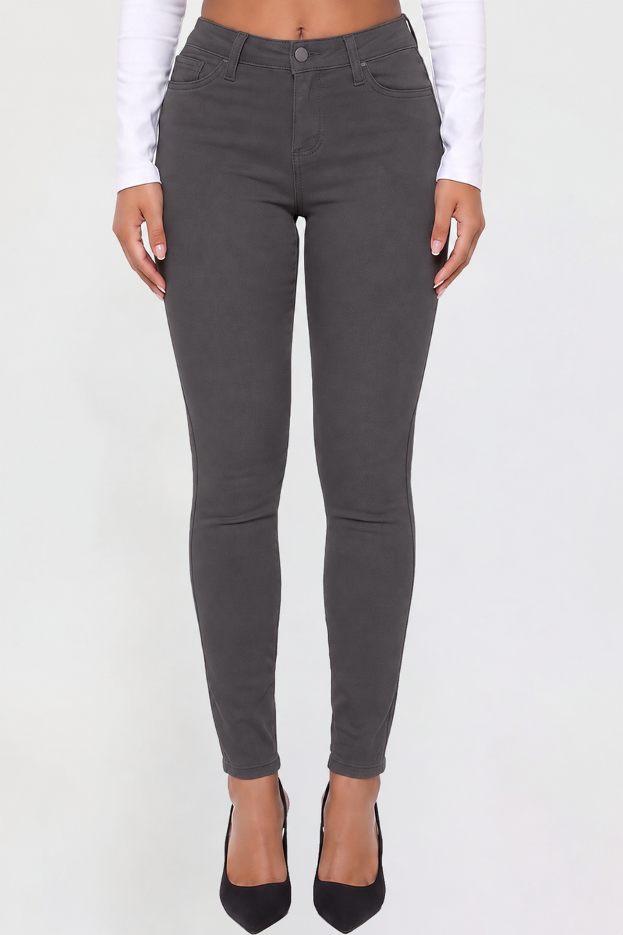 Junior Hyperstretch Basic Mid Rise Skinny Pants, Pack of 6