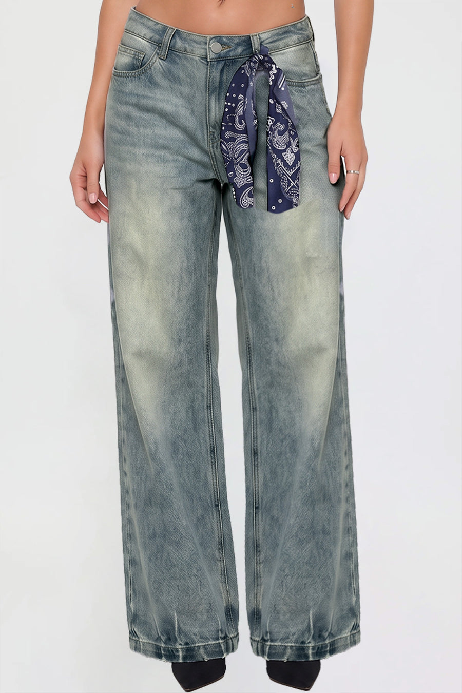 Junior Joey Relaxed Low Rise Ultra Wide Leg Jeans, Pack of 12
