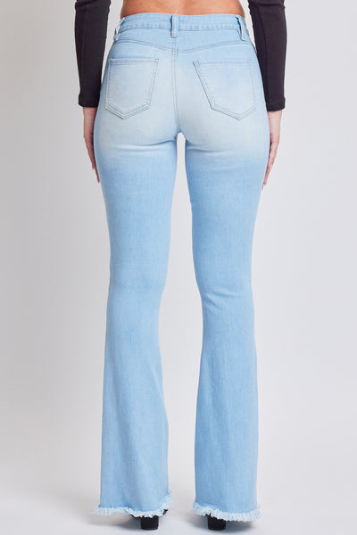High-Rise Flare Jean With Frayed Hem - Long Inseam 12 Pack